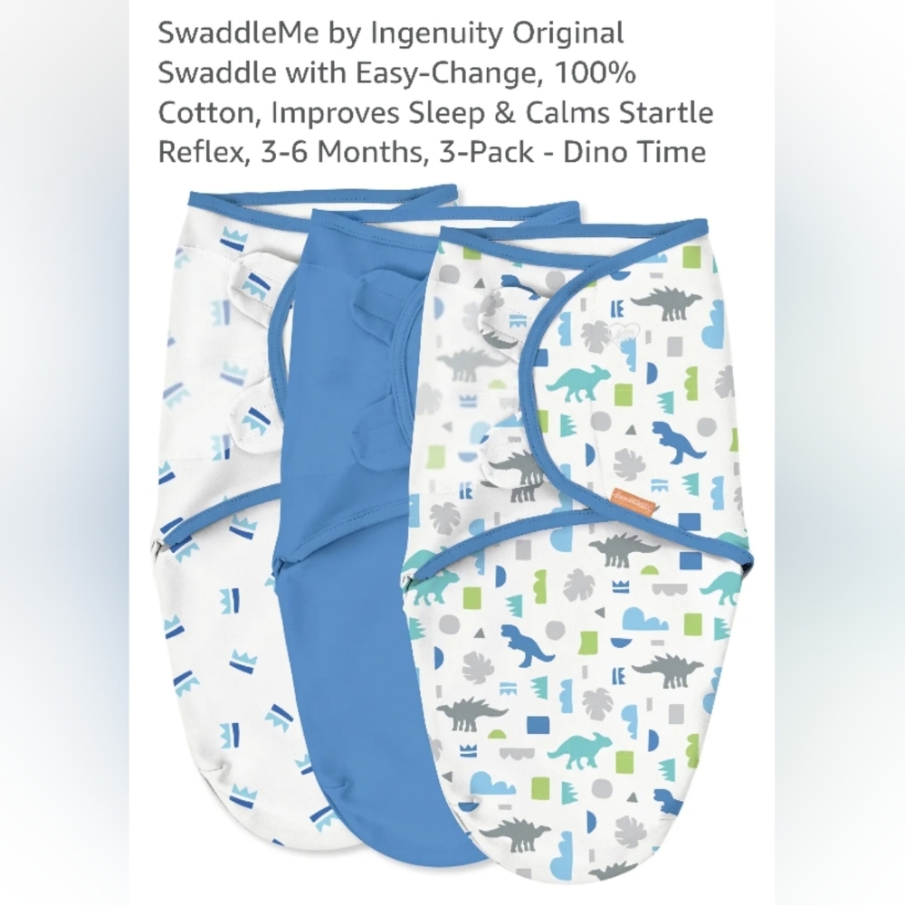 SwaddleMe Dino Time